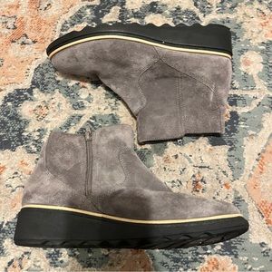 Clarks genuine suede boots